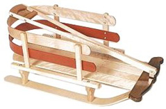 Wooden Baby Sleds